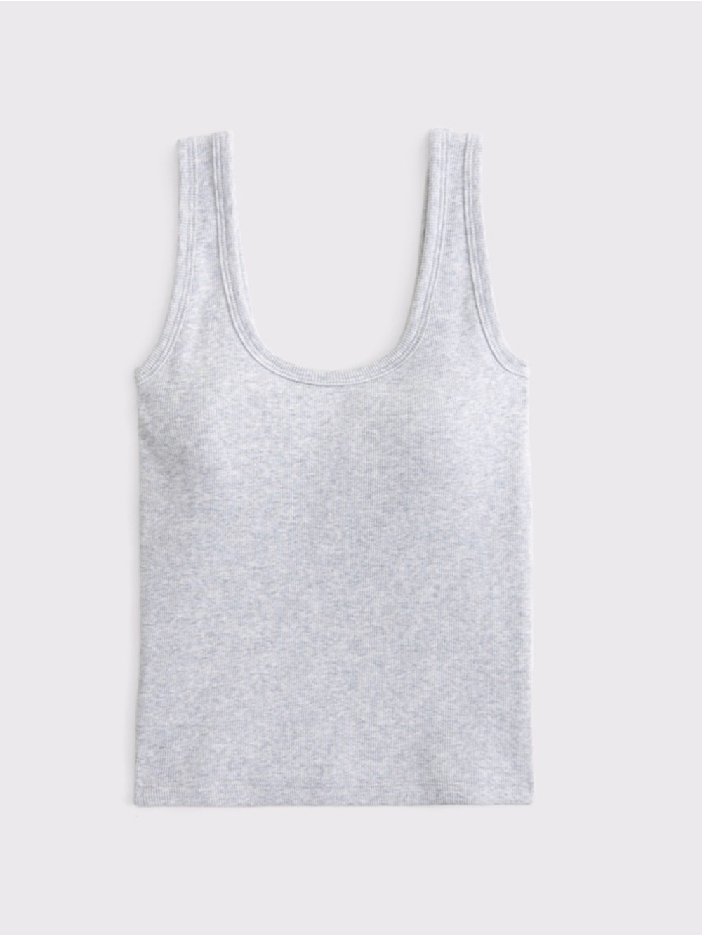 Abercrombie Bra-Free Rib Scoop Neck Tank